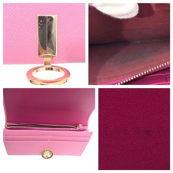 BVLGARI Pink Leather Wallet - Picture 6 of 11